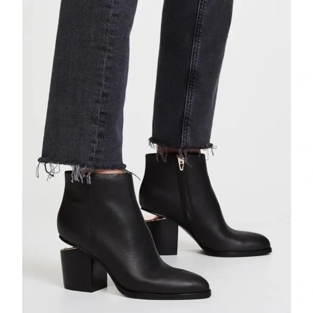 Alexander Wang Gabi Leather Boots Sz 38